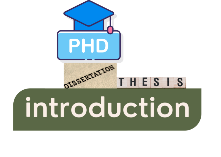 PhD Introduction Section